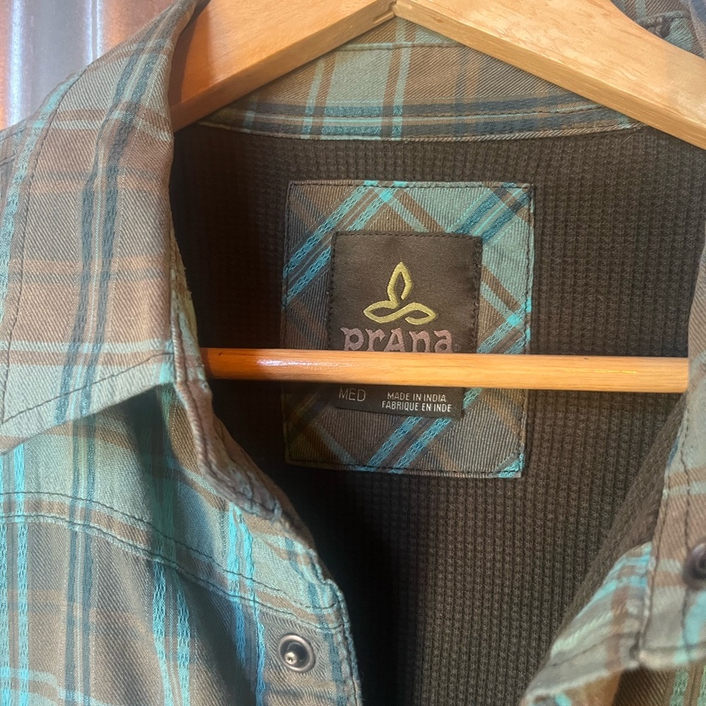 Prana Plaid Men's Jacket - Picture 3 of 9